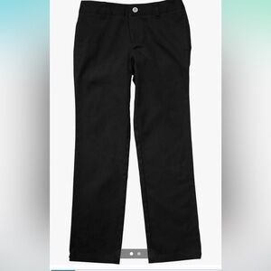 NWT French Toast Girls' Adjustable Waist Stretch Twill Straight Leg Pant 16